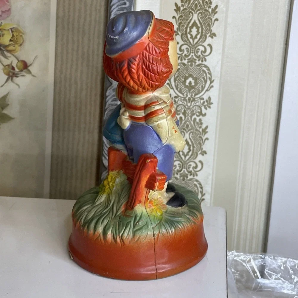 Raggedy Ann & Andy Sitting‎ Together Fence | Vintage | Nostalgia Grannycore